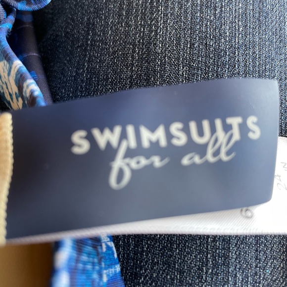 Swimsuits For All Ruffled Tankini, Plus Size 24, NWT - Picture 3 of 4